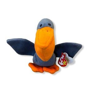 scoop The Pelican beanie baby, Retired, 1996, Rare
